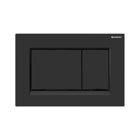 Geberit 115.883.DW.1 Sigma 30 Siyah Mat Siyah Çift Basmalı Kumanda Kapağı