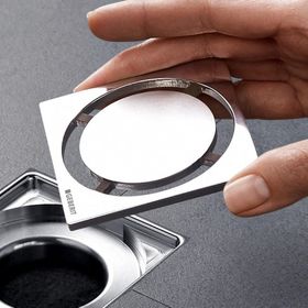 Geberit 154.311.00.1 Dairesel 8x8 cm Yer Süzgeci Izgarası