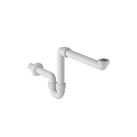 Geberit 261.862.11.1 ve 241.503.00.1 Beyaz Yer Tasarruflu Lavabo Sifonu ve Lavabo Süzgeci Takımı