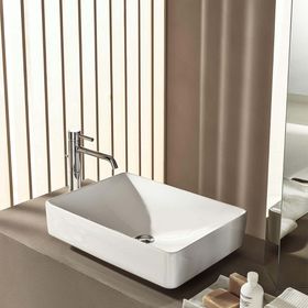 Geberit 500.779.01.2 55 cm Dikdörtgen B55 VariForm Çanak Lavabo