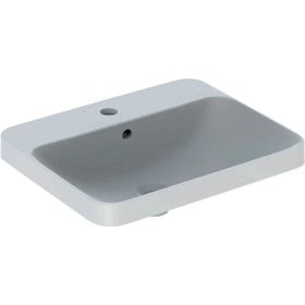 Geberit 500.780.01.2 VariForm Dikdörtgen Batarya Banklı B60 Çanak Lavabo