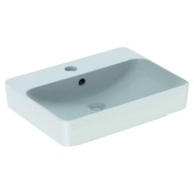 Geberit 500.780.01.2 VariForm Dikdörtgen Batarya Banklı B60 Çanak Lavabo