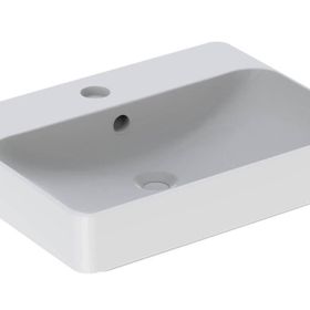 Geberit 500.780.01.2 VariForm Dikdörtgen Batarya Banklı B60 Çanak Lavabo