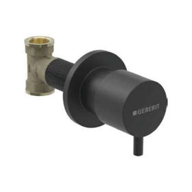 Geberit 616.004.14.1 Mat Siyah Ankastre Stop Valf Seti