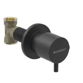 Geberit 616.004.14.1 Mat Siyah Ankastre Stop Valf Seti