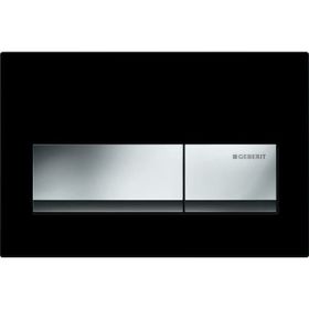 Geberit Alfa50 2-K Siyah Kumanda Kapağı