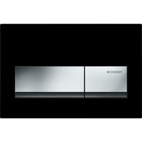 Geberit Alfa50 2-K Siyah Kumanda Kapağı