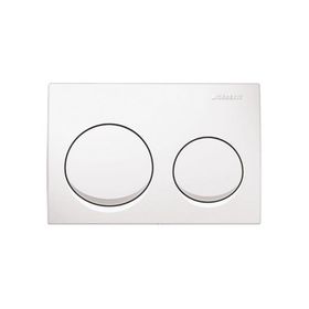 Geberit Alpha 10 Çift Basmalı Beyaz Kumanda Kapağı