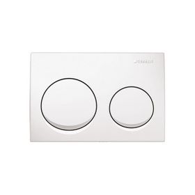 Geberit Alpha 10 Çift Basmalı Beyaz Kumanda Kapağı