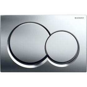 Geberit Alpha01 115.035.21.1 Parlak Krom Çift Basmalı Kumanda Kapağı
