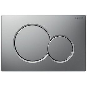 Geberit Alpha01 115.035.46.1 Mat Krom Çift Basmalı Kumanda Kapağı