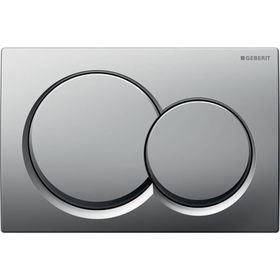Geberit Alpha01 115.035.46.1 Mat Krom Çift Basmalı Kumanda Kapağı