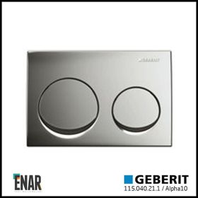 Geberit Alpha10 115.040.21.1 Parlak Krom Çift Basmalı Kumanda Kapağı