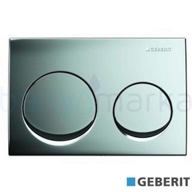Geberit Alpha10 115.040.21.1 Parlak Krom Çift Basmalı Kumanda Kapağı