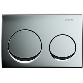 Geberit Alpha10 115.040.21.1 Parlak Krom Çift Basmalı Kumanda Kapağı