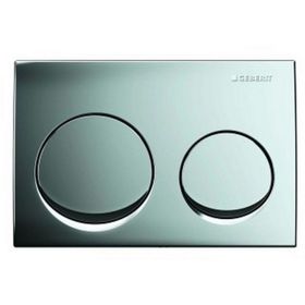 Geberit Alpha10 115.040.21.1 Parlak Krom Çift Basmalı Kumanda Kapağı