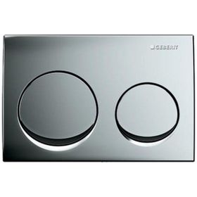 Geberit Alpha10 115.040.21.1 Parlak Krom Çift Basmalı Kumanda Kapağı