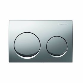Geberit Alpha10 115.040.21.1 Parlak Krom Çift Basmalı Kumanda Kapağı