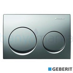 Geberit Alpha10 115.040.46.1 Mat Krom Çift Basmalı Kumanda Kapağı