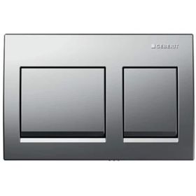 Geberit Alpha15 115.045.21.1 Parlak Krom Çift Basmalı Kumanda Kapağı