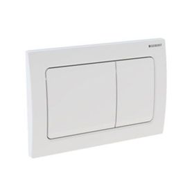 Geberit Alpha30 115.055.11.1 Beyaz Çift Basmalı Kumanda Kapağı