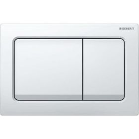 Geberit Alpha30 115.055.11.1 Beyaz Çift Basmalı Kumanda Kapağı