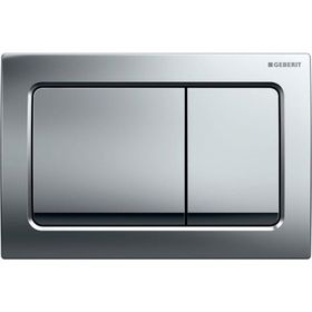 Geberit Alpha30 115.055.21.1 Parlak Krom Çift Basmalı Kumanda Kapağı