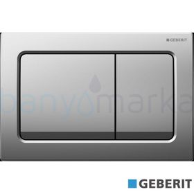 Geberit Alpha30 115.055.46.1 Mat Krom Çift Basmalı Kumanda Kapağı