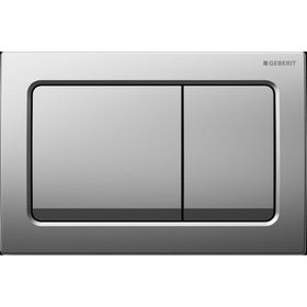 Geberit Alpha30 115.055.46.1 Mat Krom Çift Basmalı Kumanda Kapağı