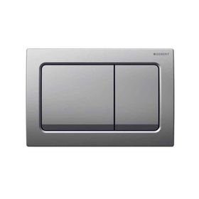 Geberit Alpha30 115.055.46.1 Mat Krom Çift Basmalı Kumanda Kapağı