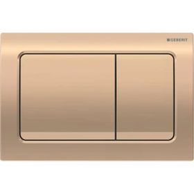 Geberit Alpha30 Çift Basmalı Bronz Kumanda Kapağı