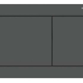 Geberit ALPHA30 Mat Siyah Çift Basmalı Kumanda Kapağı