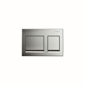 Geberit ALPHA35 Mat Krom Çift Basmalı Kumanda Paneli