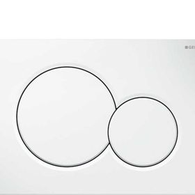 Geberit ALPHA50 Siyah Çift Basmalı Kumanda Paneli