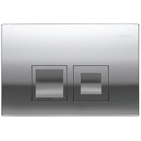 Geberit Delta50 115.135.46.1 Mat Krom Çift Basmalı Kumanda Kapağı