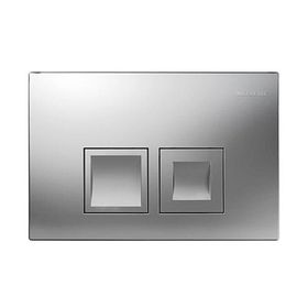 Geberit Delta50 115.135.46.1 Mat Krom Çift Basmalı Kumanda Kapağı
