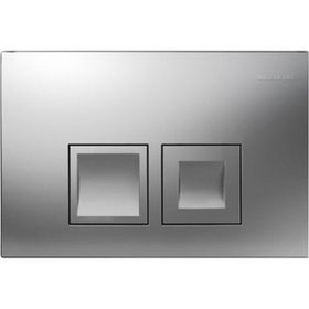 Geberit Delta50 115.135.46.1 Mat Krom Çift Basmalı Kumanda Kapağı