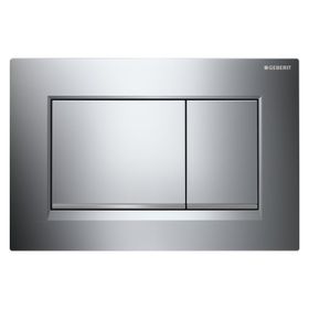Geberit Parlak-Mat-Parlak 30 Çift Basmalı Kumanda Kapaklı Sigma