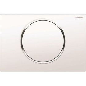 Geberit Sigma 10 Tek Basmalı Parlak Beyaz Kumanda Kapağı