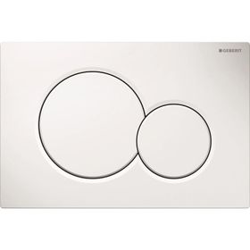 Geberit Sigma01 115.770.11.5 Beyaz Çift Basmalı Kumanda Kapağı
