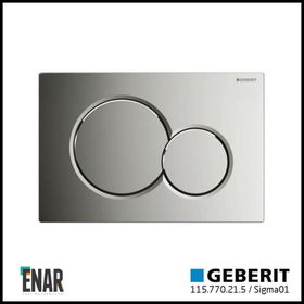 Geberit Sigma01 115.770.21.5 Parlak Krom Çift Basmalı Kumanda Kapağı