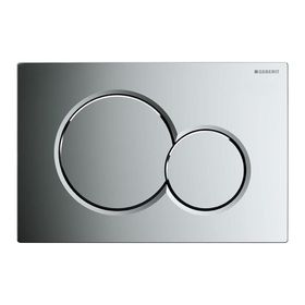 Geberit Sigma01 115.770.21.5 Parlak Krom Çift Basmalı Kumanda Kapağı