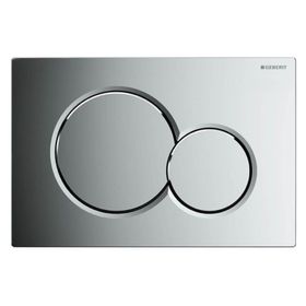 Geberit Sigma01 115.770.21.5 Parlak Krom Çift Basmalı Kumanda Kapağı