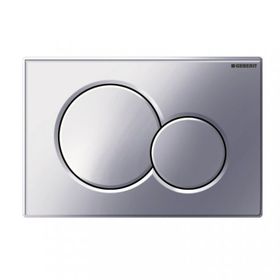 Geberit Sigma01 115.770.21.5 Parlak Krom Çift Basmalı Kumanda Kapağı