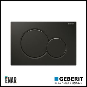 Geberit Sigma01 115.770.DW.5 Siyah Kumanda Kapağı