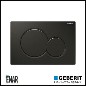 Geberit Sigma01 115.770.DW.5 Siyah Kumanda Kapağı