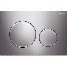 Geberit Sigma20 115.882.KH.1 Parlak-Mat-Parlak Çift Basmalı Kumanda Kapağı