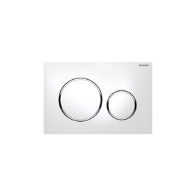 Geberit Sigma20 115.882.KJ.1 Beyaz-Parlak-Beyaz Çift Basmalı Kumanda Kapağı