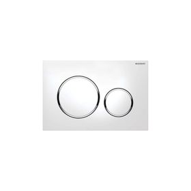 Geberit Sigma20 115.882.KJ.1 Beyaz-Parlak-Beyaz Çift Basmalı Kumanda Kapağı