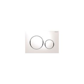 Geberit Sigma20 115.882.KJ.1 Beyaz-Parlak-Beyaz Çift Basmalı Kumanda Kapağı